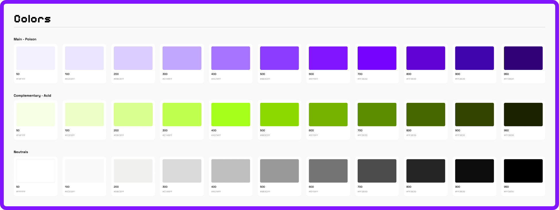 color palette