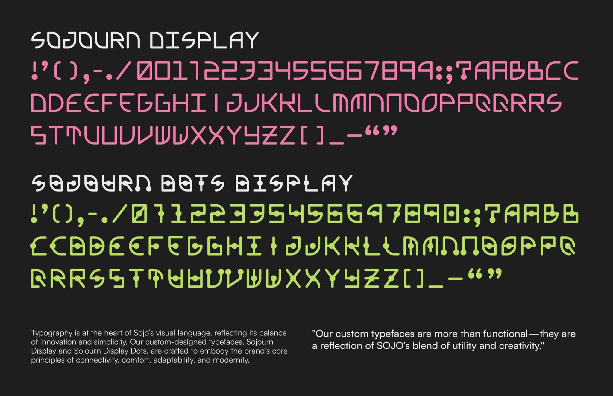 booklet typeface specimen
