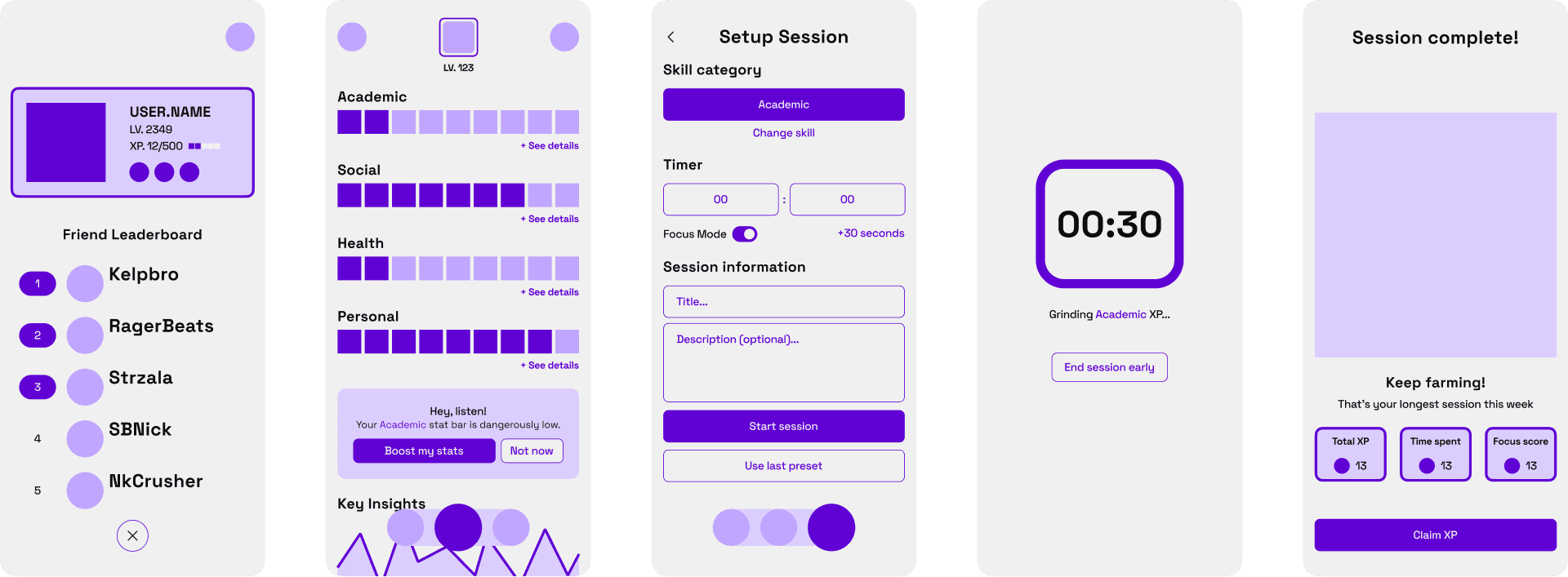 lofi wireframes