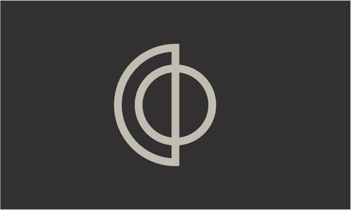a circle split down the centre, the phase reduced to a single line